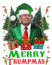 Merry Trumpmas Santa Trump Christmas Ugly Sweater Women's Long Sleeve Flannel Pajama Set 