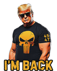 Trump 45 47 IM Back Orange Skull Inauguration 2025 Maga T-Shirt