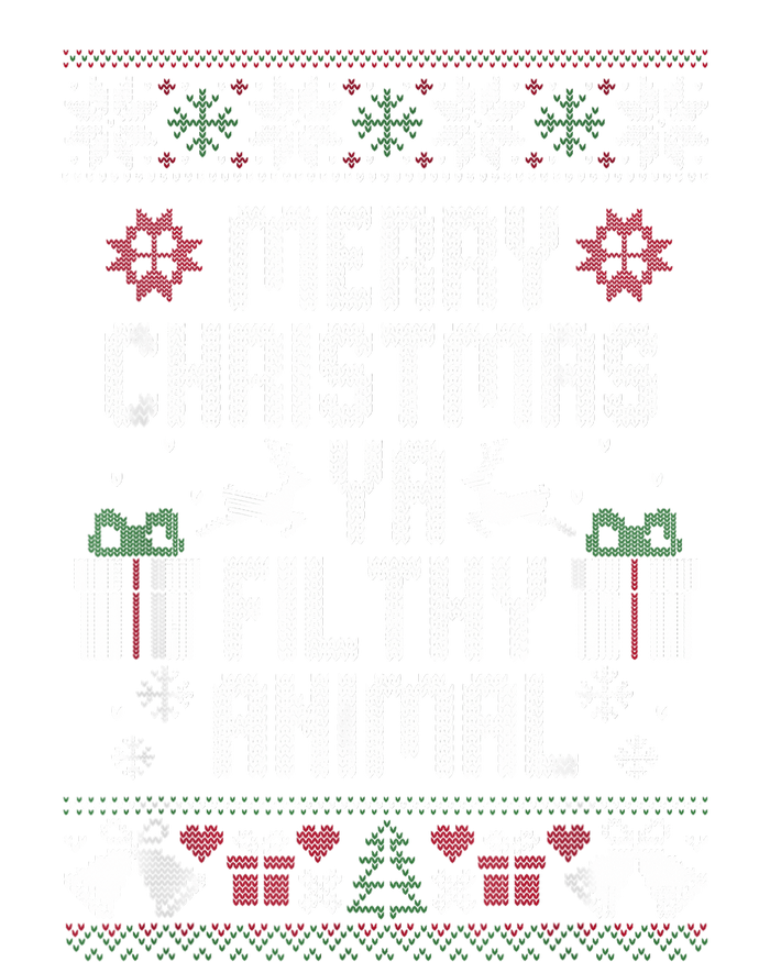 Merry Christmas Animal Filthy Ya Xmas Pajama Ugly Sweater T-Shirt