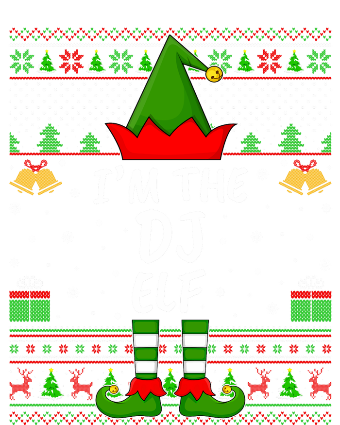 Funny Family Matching Ugly IM The Dj Elf Christmas Pajama Set