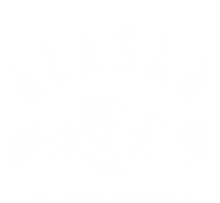 Alaska The Last Frontier Vintage Mountains Moose Hiking Gift Kids Hoodie