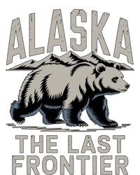 Alaska The Last Frontier Mountains And Bear Fun Meaningful Gift T-Shirt