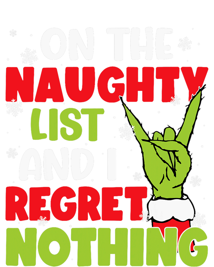 Funny Naughty List Christmas Xmas Santa T-Shirt