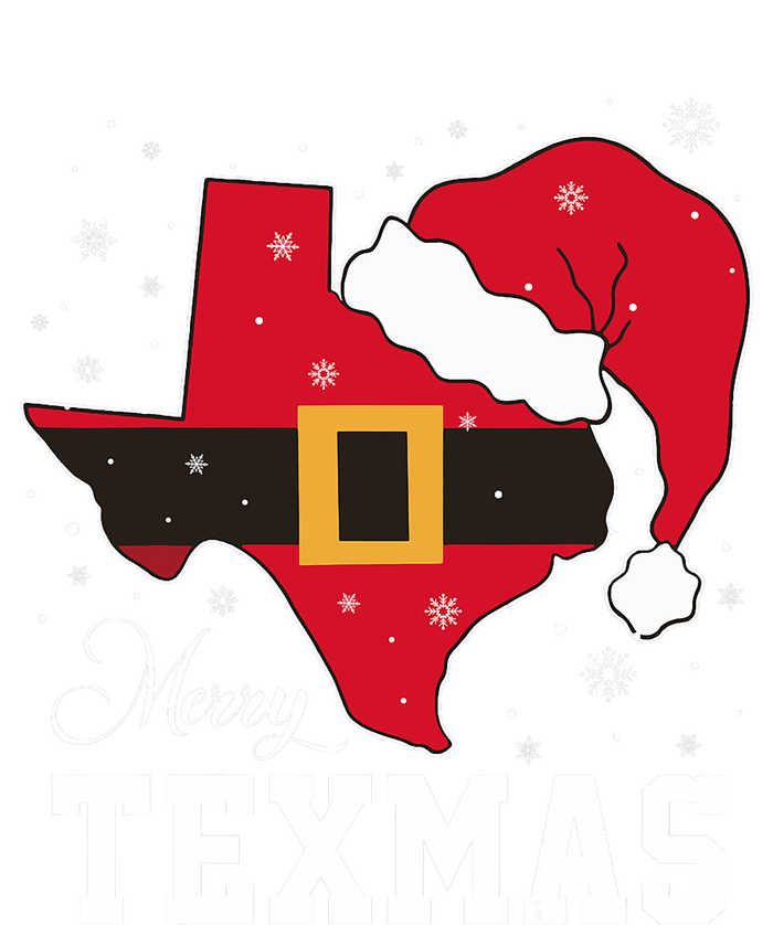 Funny Texas Merry Texmas Christmas State Santa Hat Clothing T-Shirt