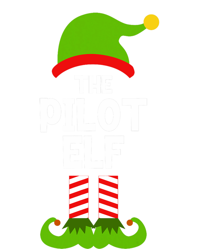 Funny The Pilot Elf Christmas Matching Family Party T-Shirt