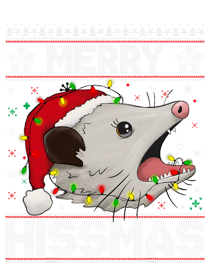 Funny Xmas Merry Hissmas Possum Lovers Opossum Christmas T-Shirt