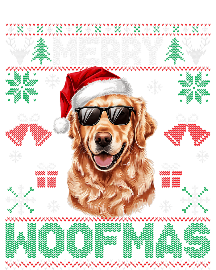 Golden Retrievers Merry Christmas Woofmas Dog Lover Mom Dad T-Shirt