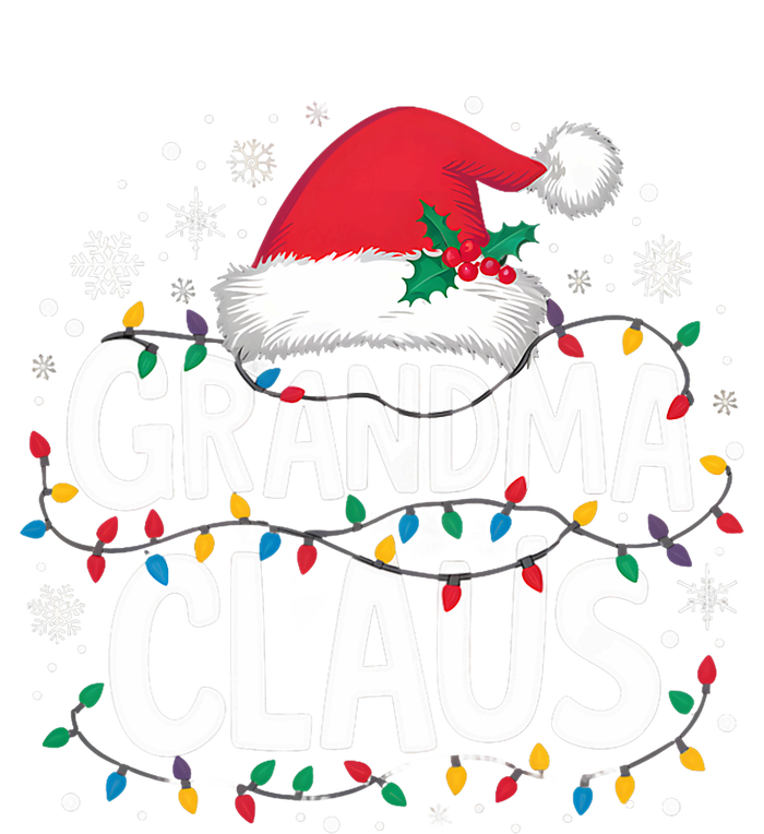 Grandma Claus Christmas Lights Pajama Family Matching Long Sleeve Shirt