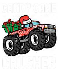 Candy Cane Crusher Christmas Monster Truck Metallic Star Ornament