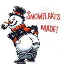 How Snowflakes Are Made Funny Winter Snowman Insulated Varsity Jacket