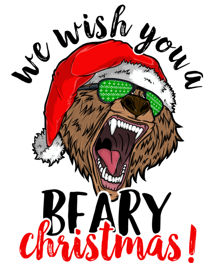 We Wish You A Beary Christmas Santa Bear T-Shirt