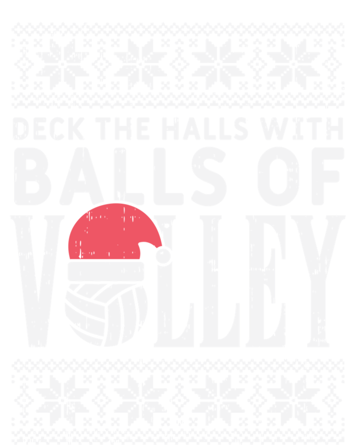 Balls Of Volley Xmas Volleyball Ugly Christmas Gift Funny Gift T-Shirt