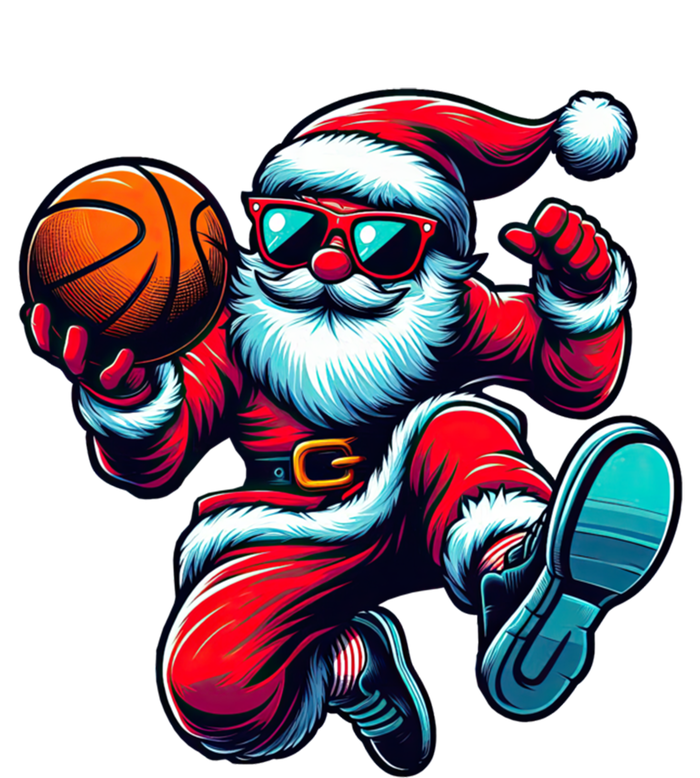 Basketball Santa Christmas Gift T-Shirt