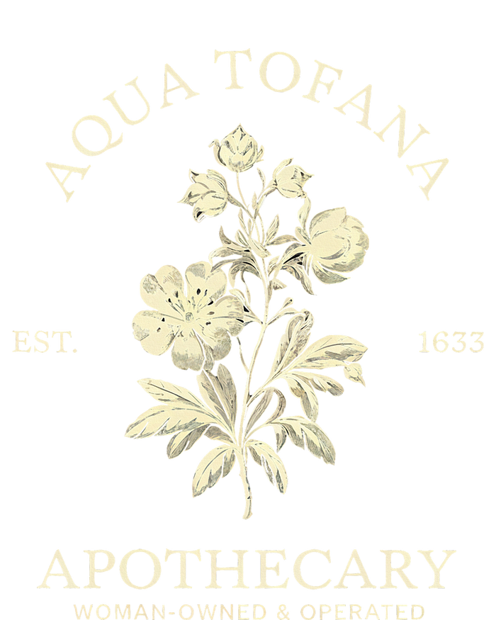 Feminist Aqua Tofana Apothecary Vintage Design T-Shirt