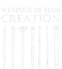 Weapons Of Mass Creation Funny Art Brush Painter Artist Women's Flannel Pajama Set