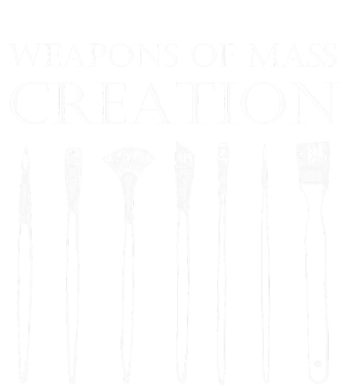 Weapons Of Mass Creation Funny Art Brush Painter Artist Women's Flannel Pajama Set