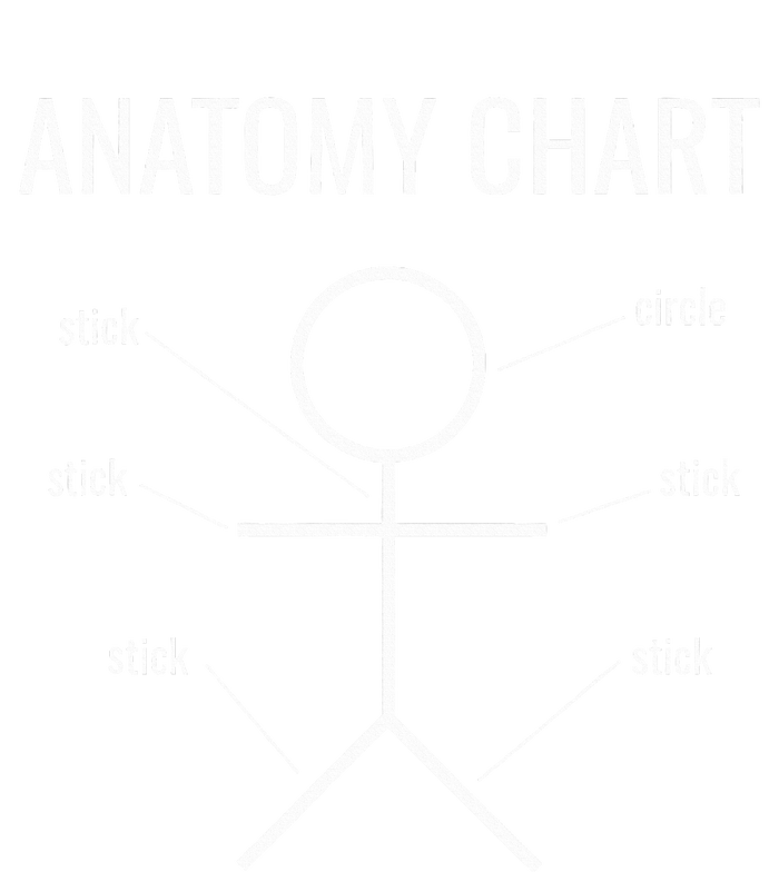 Stick Figure Anatomy Chart T-Shirt