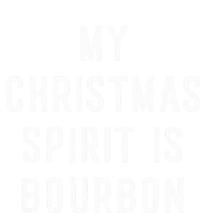 My Christmas Spirit Is Bourbon Funny Drinking Gift T-Shirt