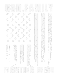 Fighting Irish God. Family. Vintage Usa Flag T-Shirt