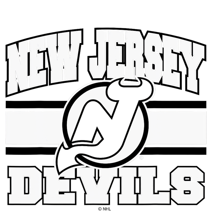 New Jersey Devils Stripe Red Ladies Essential Tank