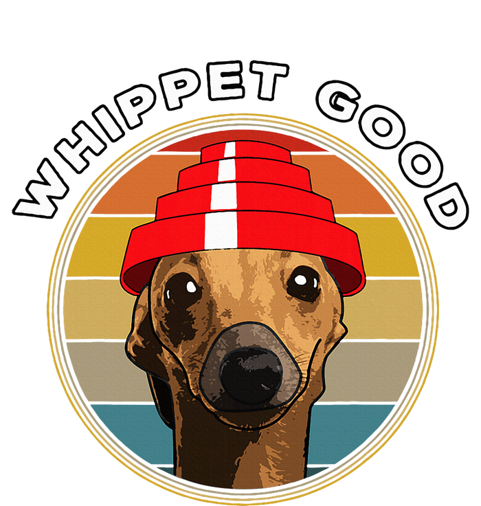 Whippet Good Funny 80S Music Dog Design T-Shirt