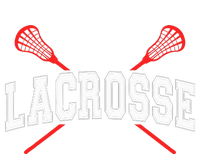 Lacrosse Red Crossed Sticks Sweatshirt