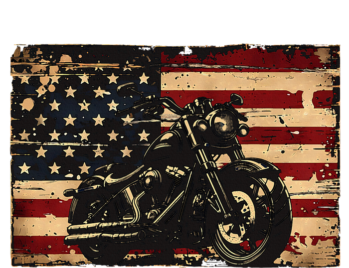 American Flag Motorcycle Apparel Biker Motorcycle T-Shirt