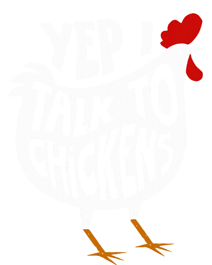 Yep I Talk To Chickens Women's Knotted Racerback Tank