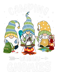 Camping With My Gnomies Funny Gnome Camp Women's Crop Top Tee