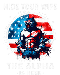 Hide Your Wife The AlphaS Here Usa Meme Werewolf Meme T-Shirt