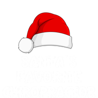 Christmas SantaS Favorite Chiropractor Funny Chiropractic Great Gift T-Shirt