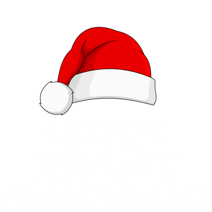 Christmas SantaS Favorite Chiropractor Funny Chiropractic Great Gift T-Shirt