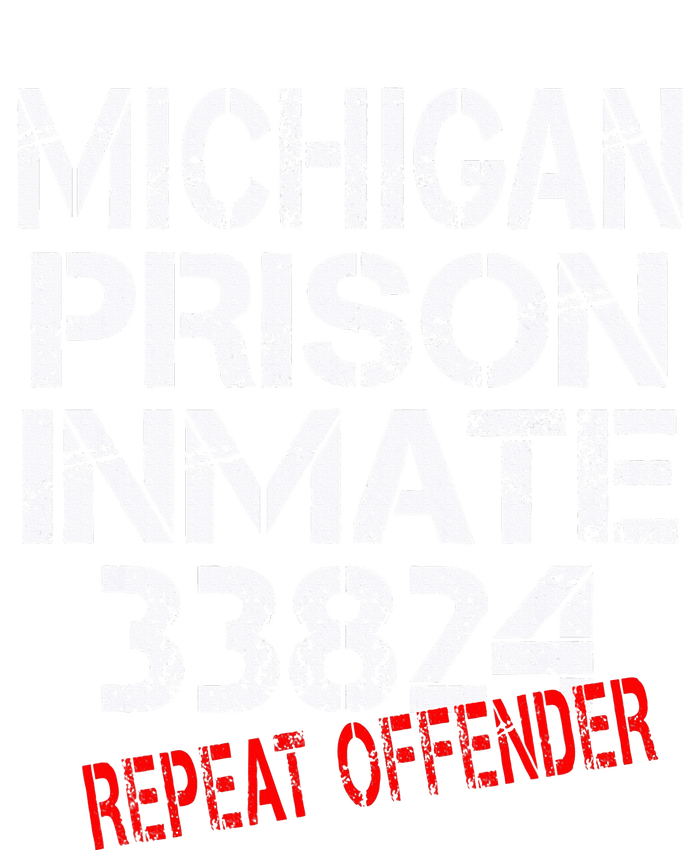 Michigan Prisoner Inmate Costume Performance Long Sleeve Polo