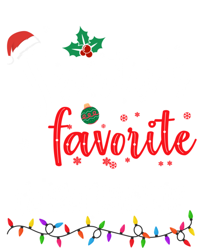 Funny Christmas SantaS Favorite Chiropractor Xmas Great Gift T-Shirt