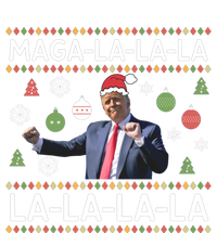 Funny Donald Trump Ugly Christmas Maga La La La Gift Doggie Tank