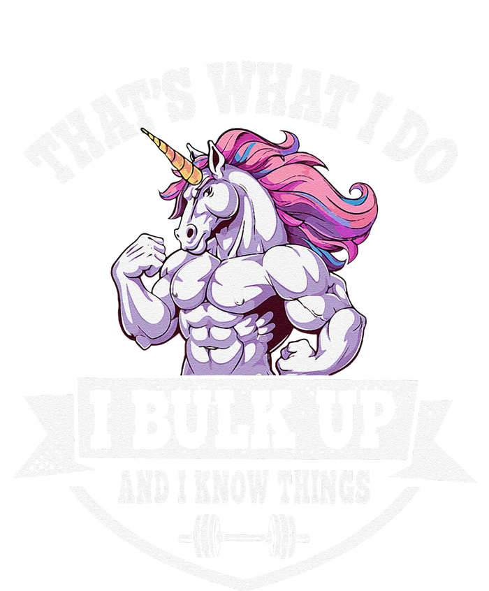 I Bulk Up Funny Unicorn Workout Training T-Shirt