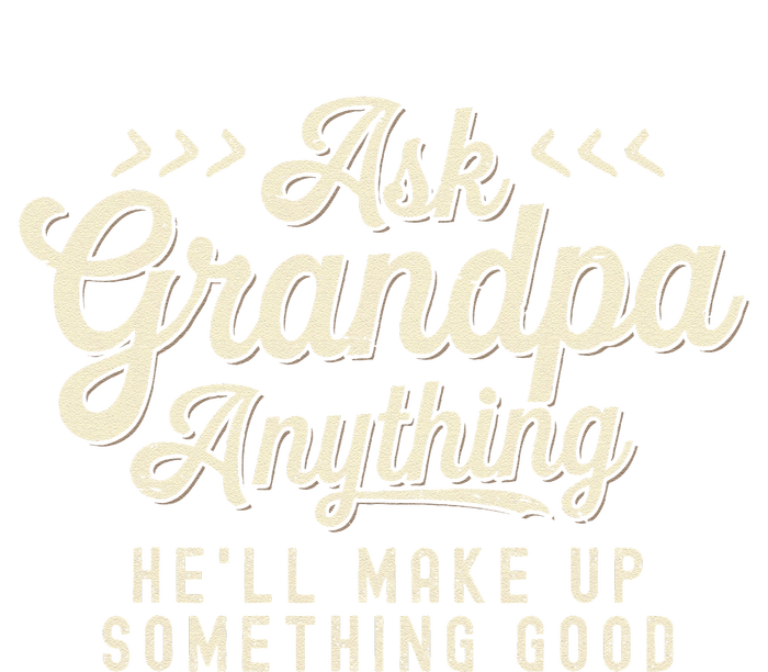 Retro Ask Grandpa Anything Funny Dad Daddy Fathers Day Sustainable Beanie