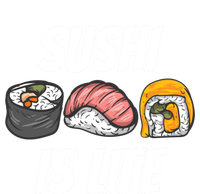 Funny Sushi Is Life Food Lover Gift Valucap Bio-Washed Visor