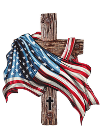 American Flag Christian Cross Jesus T-Shirt