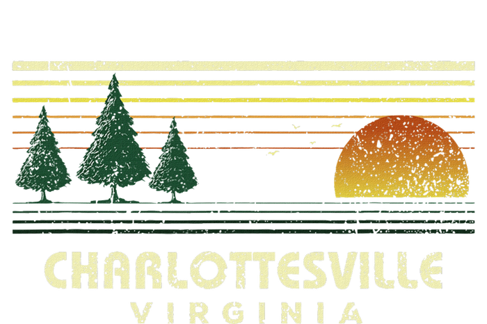 Vintage Charlottesville Sunset Virginia Souvenir T-Shirt