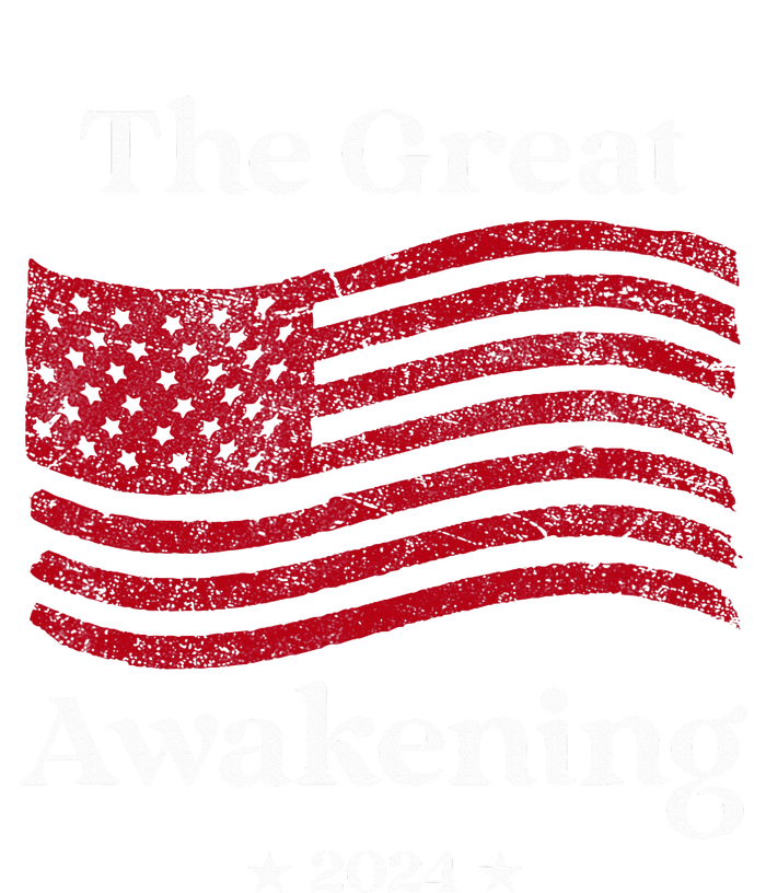 The Great Awakening 2024 Election Usa Flag Dry Zone Grid Polo