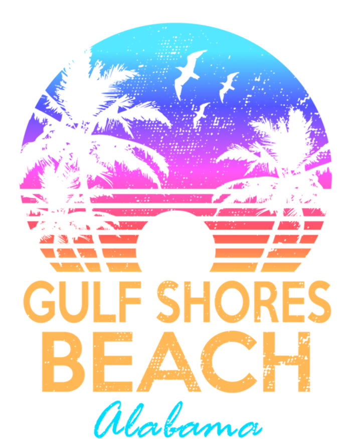 Gulf Shores Beach Alabama Retro Vintage Sunset Summer Vibe Gift T-Shirt