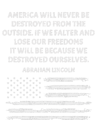 Pro Democracy Abraham Lincoln Quote Stand Up For Freedom Women's Long Sleeve Flannel Pajama Set 