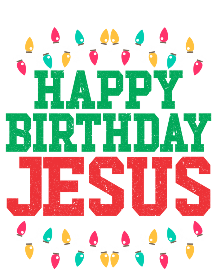 Happy Birthday Jesus Christian Christmas Gift Women's Tri-Blend 3/4-Sleeve Raglan Shirt