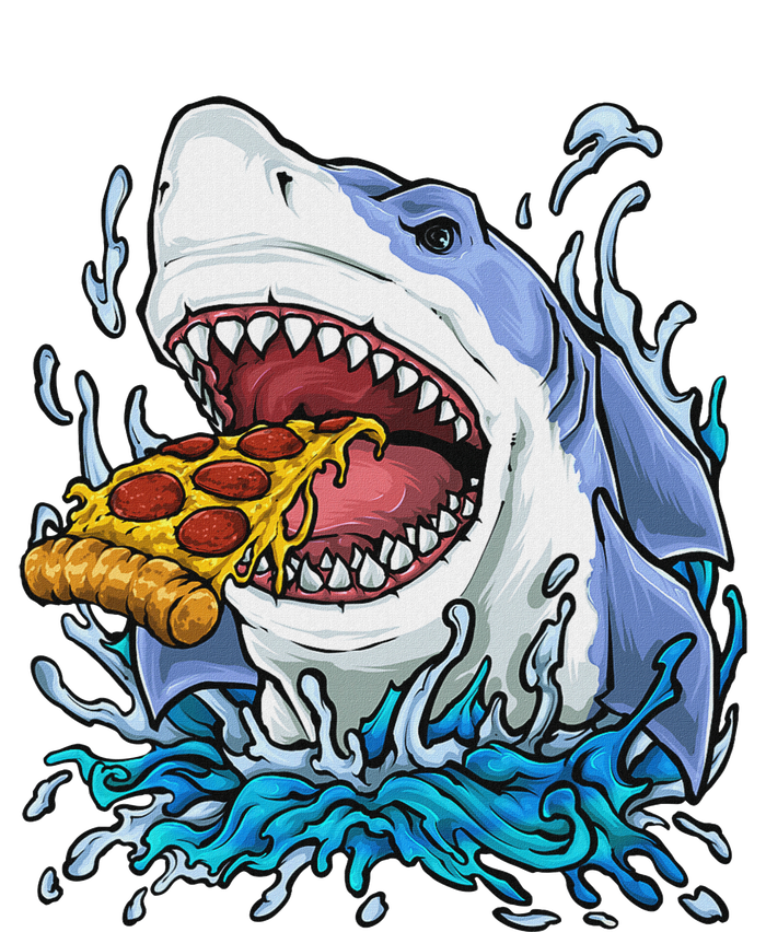 Shark Eating Pizza Toddler T-Shirt