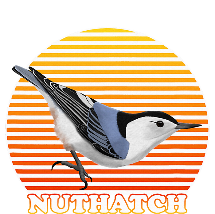 White Breasted Nuthatch Bird Birdlover Birdwatcher Biologist T-Shirt