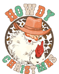 Howdy Christmas Santa Claus Cow Hat Western Southern Xmas Gift T-Shirt