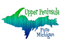 Up Upper Peninsula Michigan Ombre Yoopers 906 T-Shirt