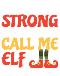 Christmas Call Me Elf One More Time Gift Striped Beanie with Solid Band