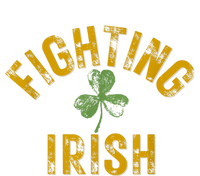 Fighting Irish History Gold Shamrock Poster